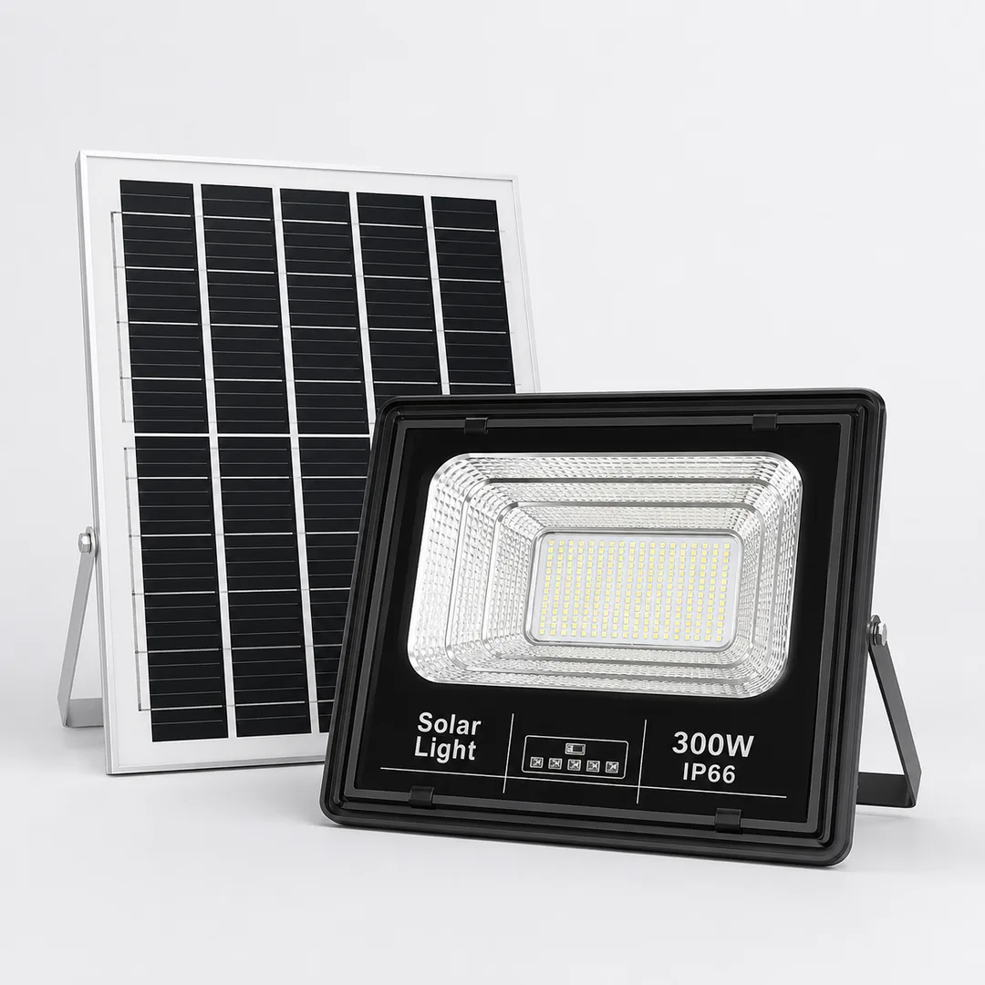 PC-30 300W — προβολέας & ηλιακό panel